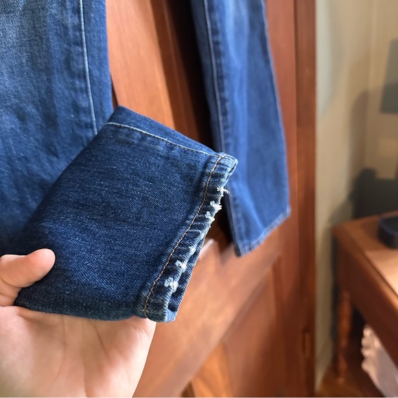 MADEWELL The High Rise Slim Boyjean 26/2 indigo denim jeans | discont’d … - Picture 4 of 14